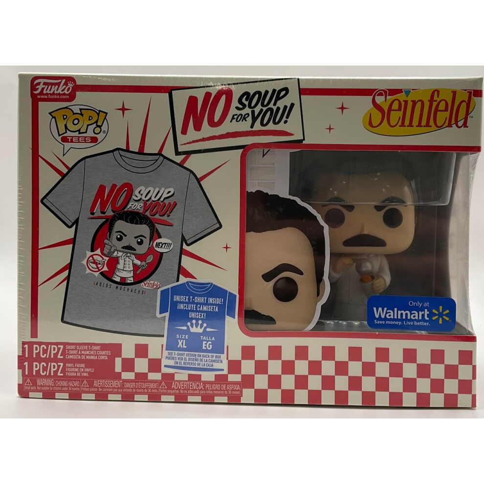 Funko POP! & Tee: Seinfeld - Yev Kassem (Soup Nazi) No Soup for You -