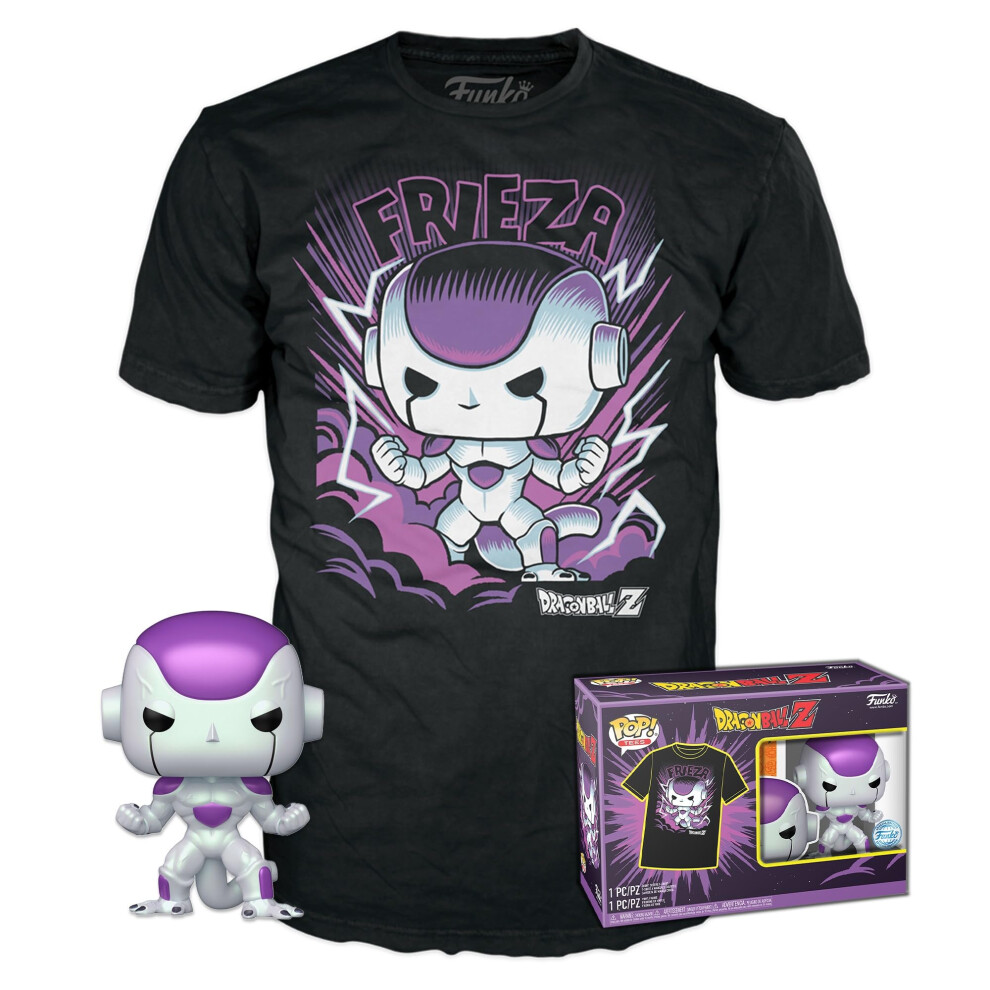 Funko Pop! & Tee: Dragon Ball Z - Frieza 4th Form - M