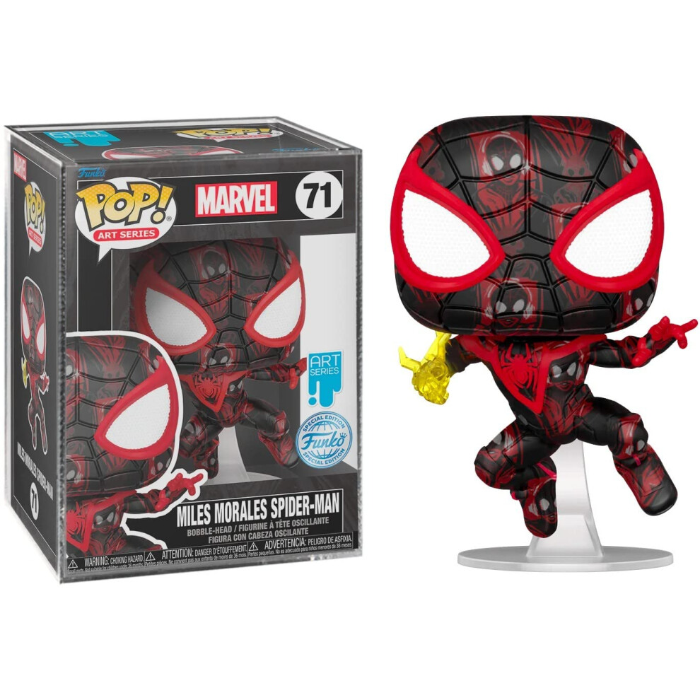 Funko Marvel Miles Morales Spider-Man Pop! Vinyl Collectible Bobble-He