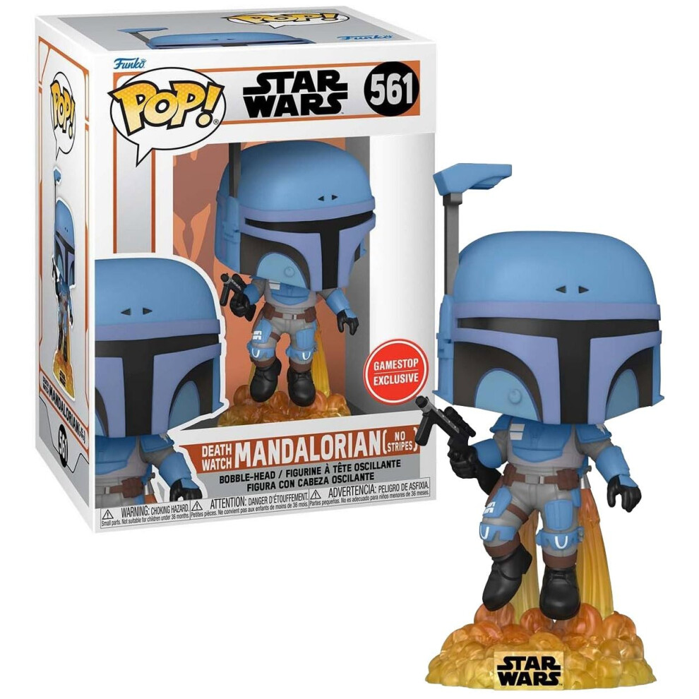 Pop! Star Wars 561 Death Watch Mandalorian No Stripes Exclusive