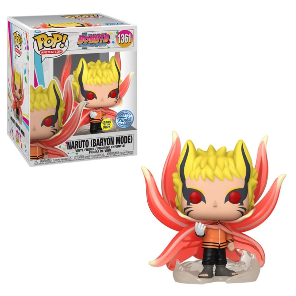 Funko Pop Boruto: Naruto (Baryon Mode) GITD 6"" Super Figure (AAA Anim