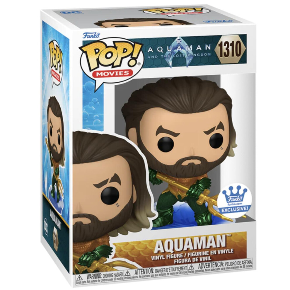 Funko Pop! Movies: DC Comics - Aquaman on Wave Shop Exclusive