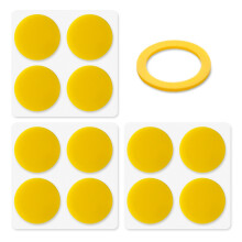 MAGICYOYO Yo-Yo Silicone Pads- Giallo- Set di 12 - Slim