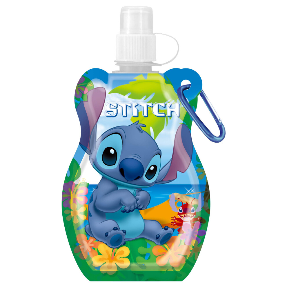 Disney 85227 Stitch Water Bottle Key Ring  Multi-Colored