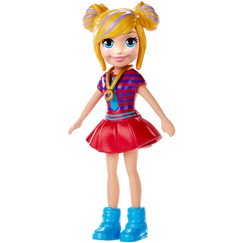 Polly Pocket Κούκλα Polly Pocket με Μοντέρνα Ρούχα 2018 Έκδοση Υψος Περίπου 3.5" (1 Κούκλα) 1