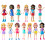 Polly Pocket Κούκλα Polly Pocket με Μοντέρνα Ρούχα 2018 Έκδοση Υψος Περίπου 3.5" (1 Κούκλα) 1