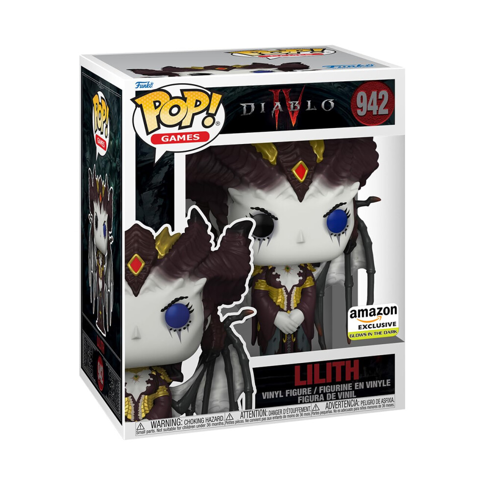 Funko Pop! Super: Diablo IV - Lilith Glow in The Dark  Amazon Exclusiv