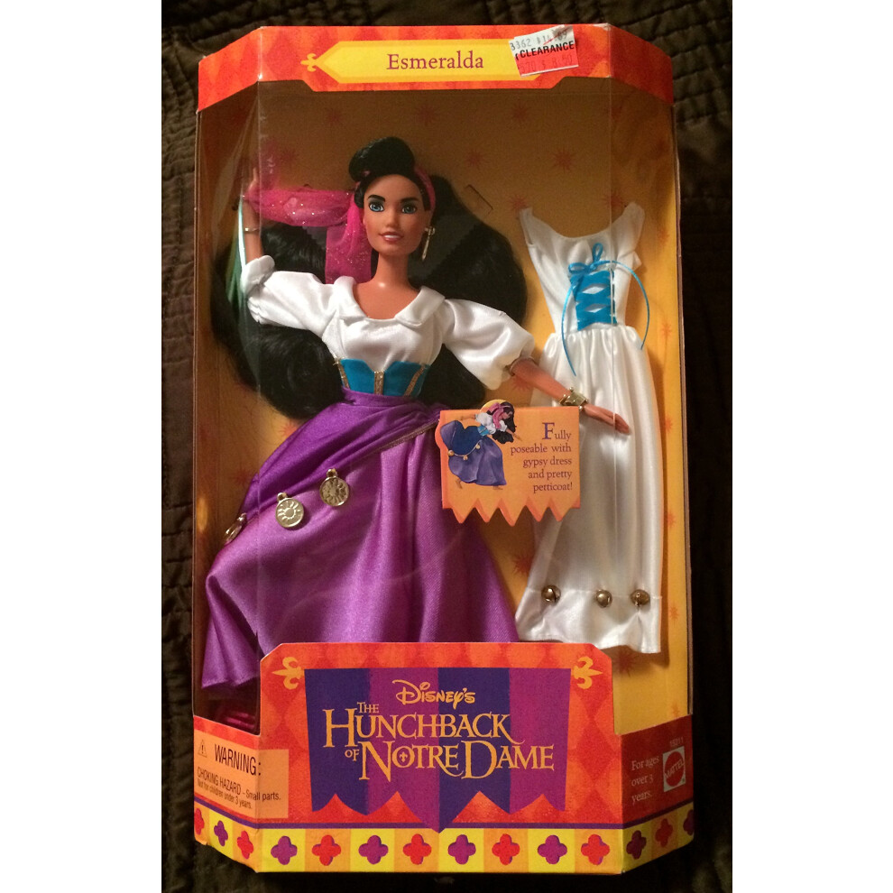 Disney Hunchback of Notre Dame ESMERALDA 11.5"" Fully Poseable Fashion