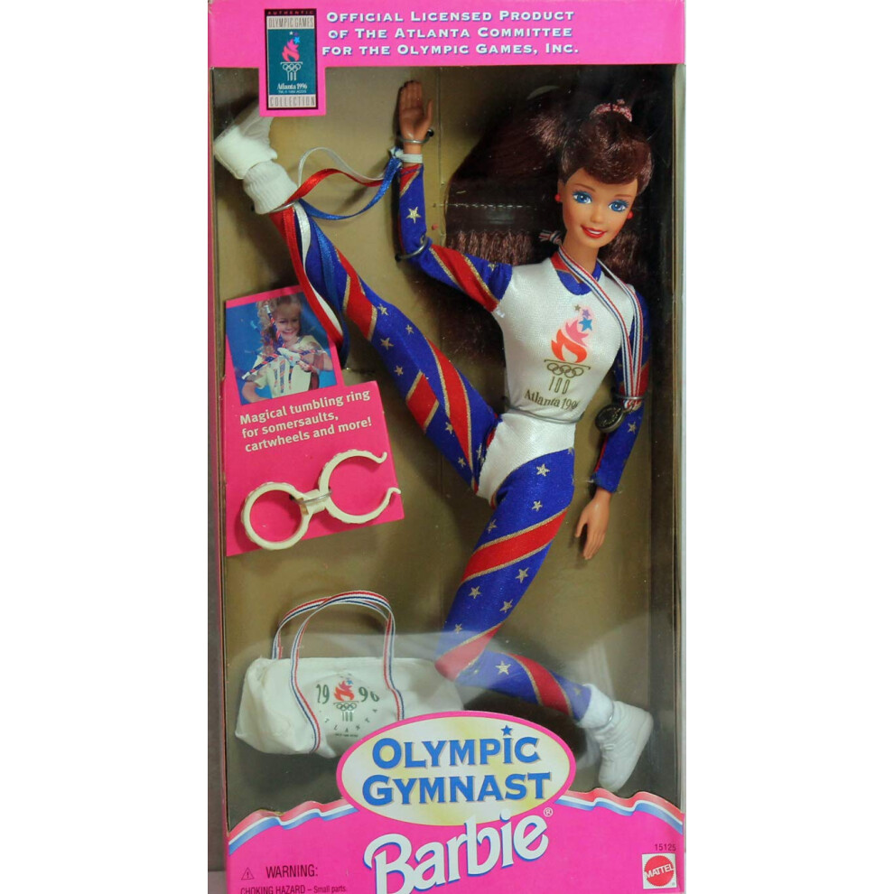 Barbie Olympic Gymnast Barbie Doll (Auburn Hair 1995)