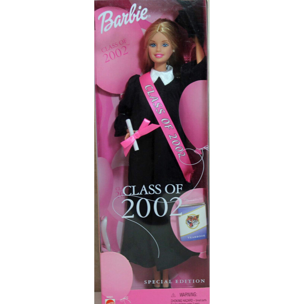 Barbie Class of 2002 Special Edition Doll w Black Grad Gown (2001)