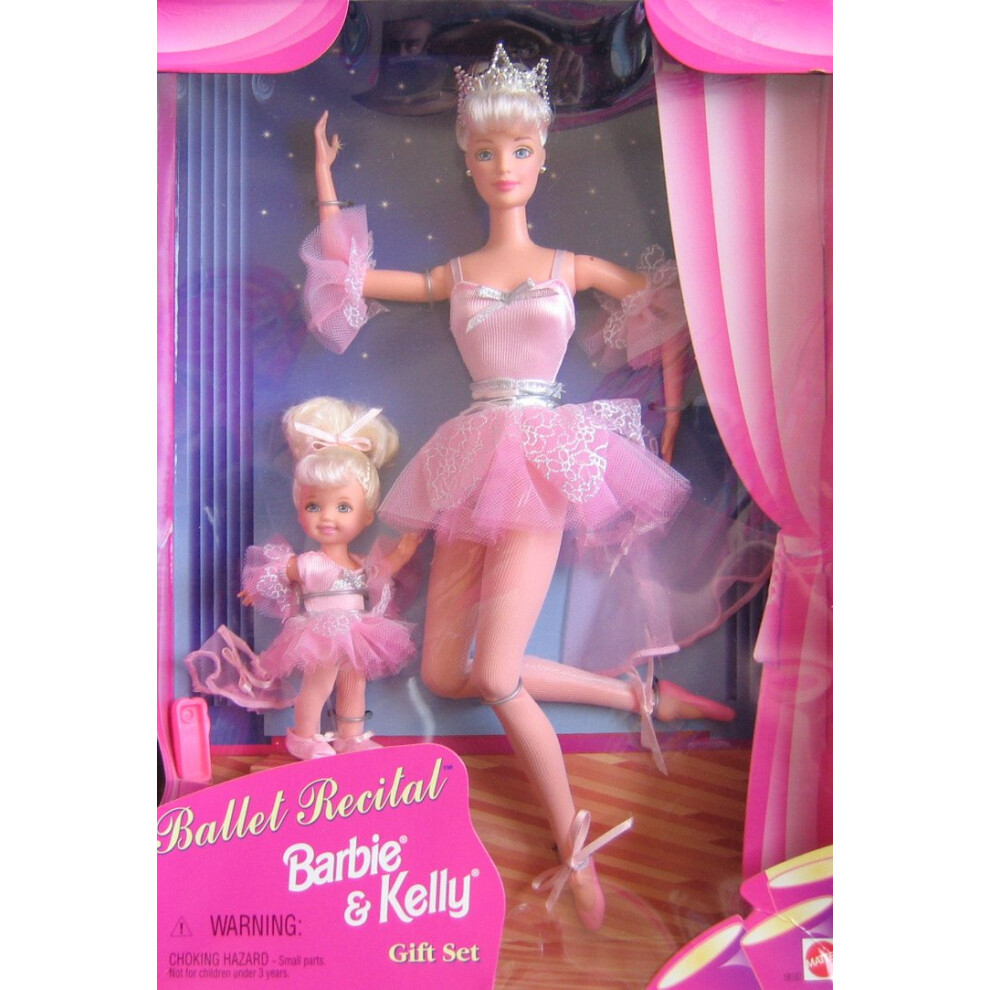 Ballet Recital BARBIE & KELLY Doll Gift Set (1997)