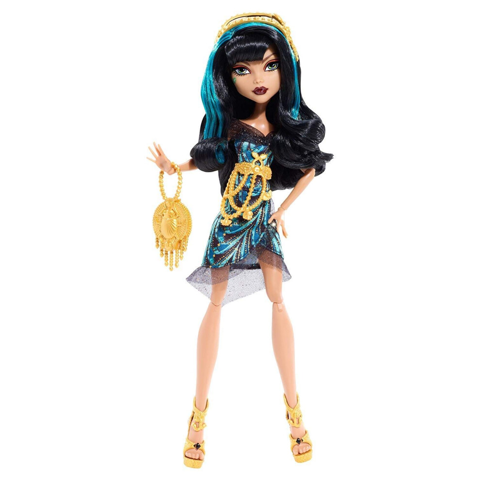 Monster High Frights  Camera  Action! Black Carpet Cleo de Nile Doll