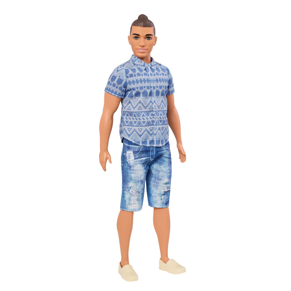 Barbie Ken Fashionistas Distressed Denim Doll