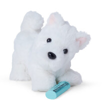 American Girl Coconut Chip Witte Hond voor 18-inch Poppen met Dierenaccessoires