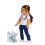 American Girl Perro Coconut Chip blanco para muñecas de 18 pulgadas más accesorios 4