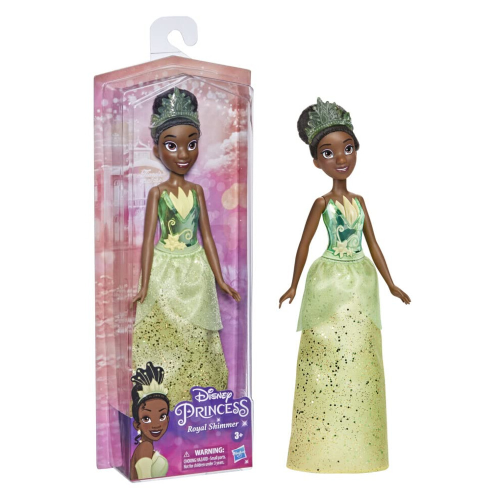 Disney Princess Royal Shimmer Tiana Doll Fashion Doll With Skirt And