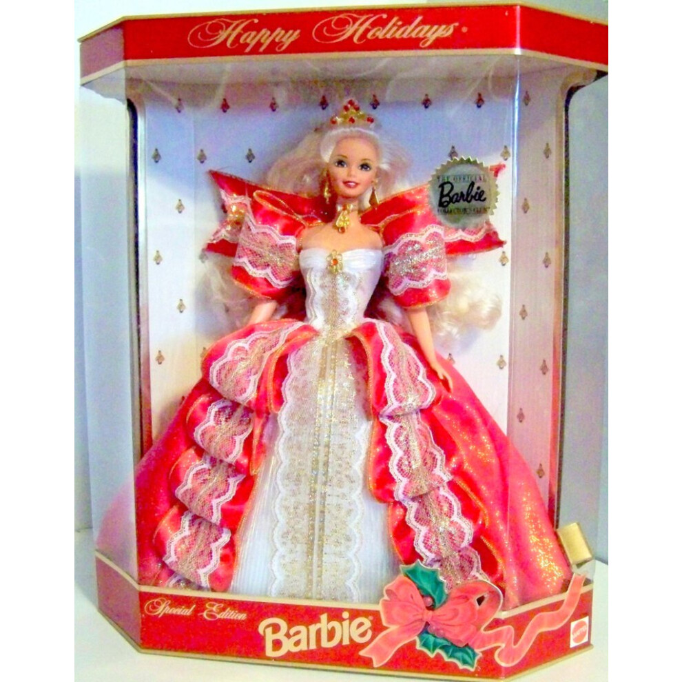 Barbie 1997 Happy Holidays Doll Special Edition - Blonde