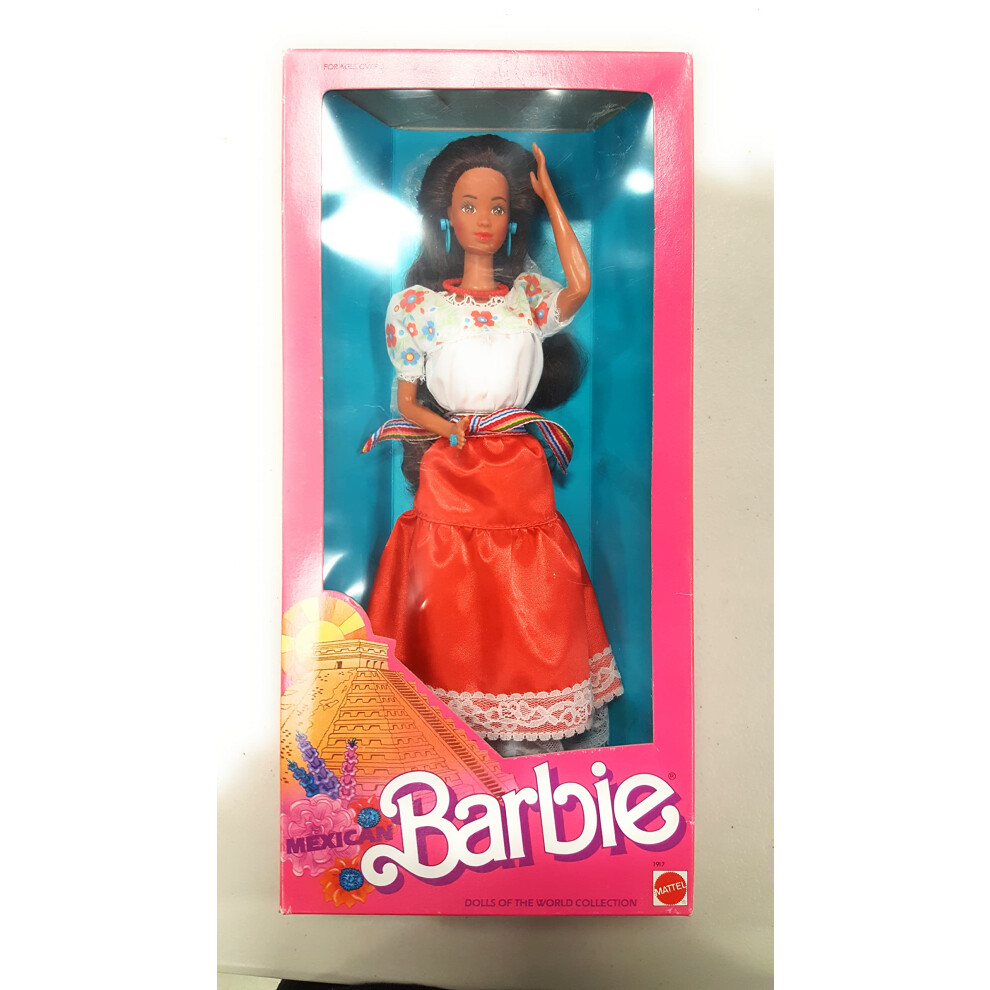 Dolls of the World Mexican Barbie Doll 1988