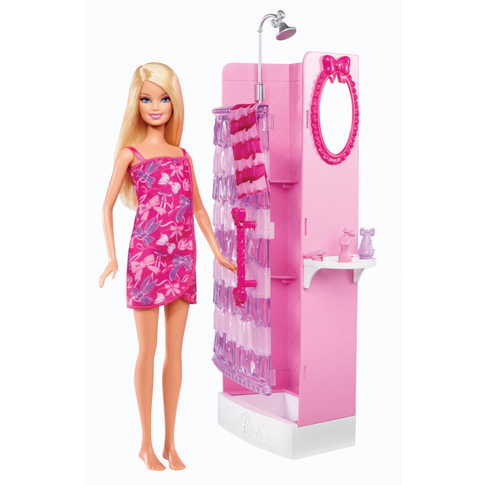 Barbie Glam Shower Playset