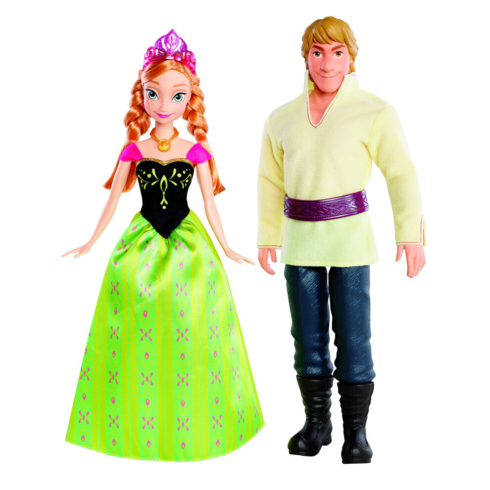 Disney Frozen Anna and Kristoff Doll  2-Pack