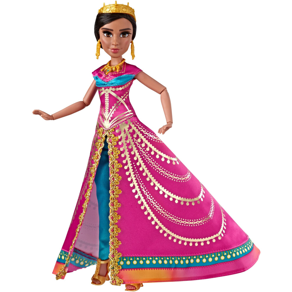 Disney Princess Aladdin Glamorous Jasmine Deluxe Fashion Doll with Gow