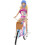 Barbie Σετ Κούκλας Barbie & Ποδηλάτου με Αξεσουάρ, Ξανθιά σε Ρόμπα με Ροζ & Μπλε Ποδήλατο 4