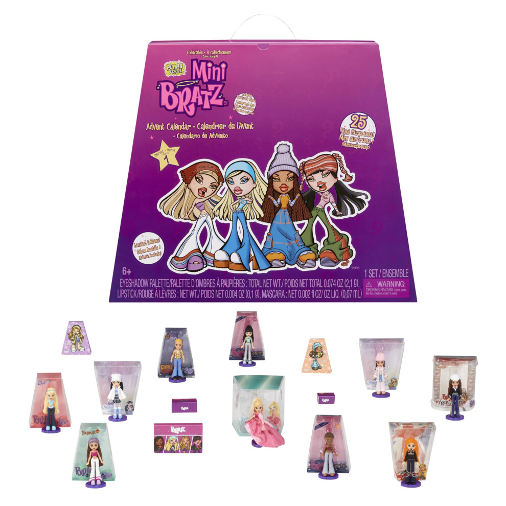 MGA's Miniverse Bratz Minis Advent Calendar - 25 Surprises  Y2K Nostal