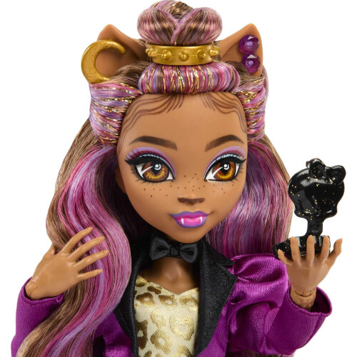 Monster High Monster High Doll Clawdeen Wolf na moda de festa de monstro com TH 1