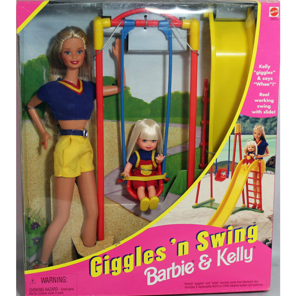 Barbie & Kelly Giggles 'n Swing Set