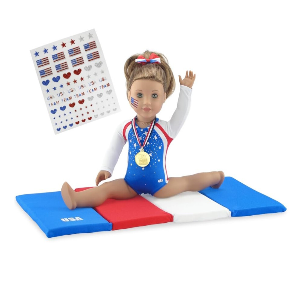 Emily Rose Doll Clothes 18 Inch Gymnastics Sports Outfit for Dolls  Do