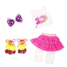 Glitter Girls - Roller Skating Fun - 14-inch Deluxe Doll Outfit with R