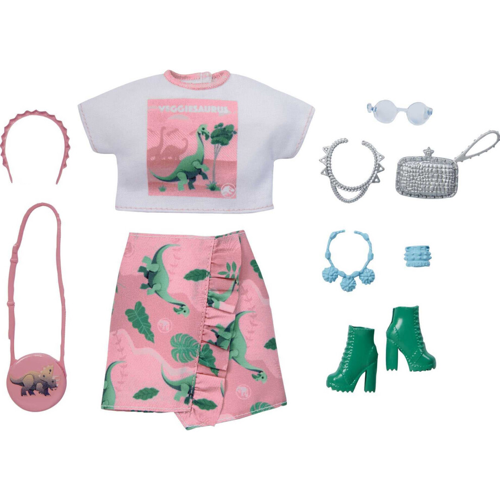 Barbie Fashion Pack of Doll Clothes Inspired by Jurassic World  Collec