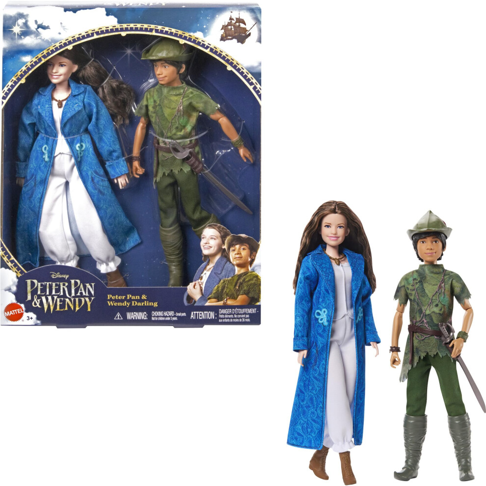 Mattel Disney Movie Peter Pan & Wendy Toys  Peter Pan & Wendy Darling