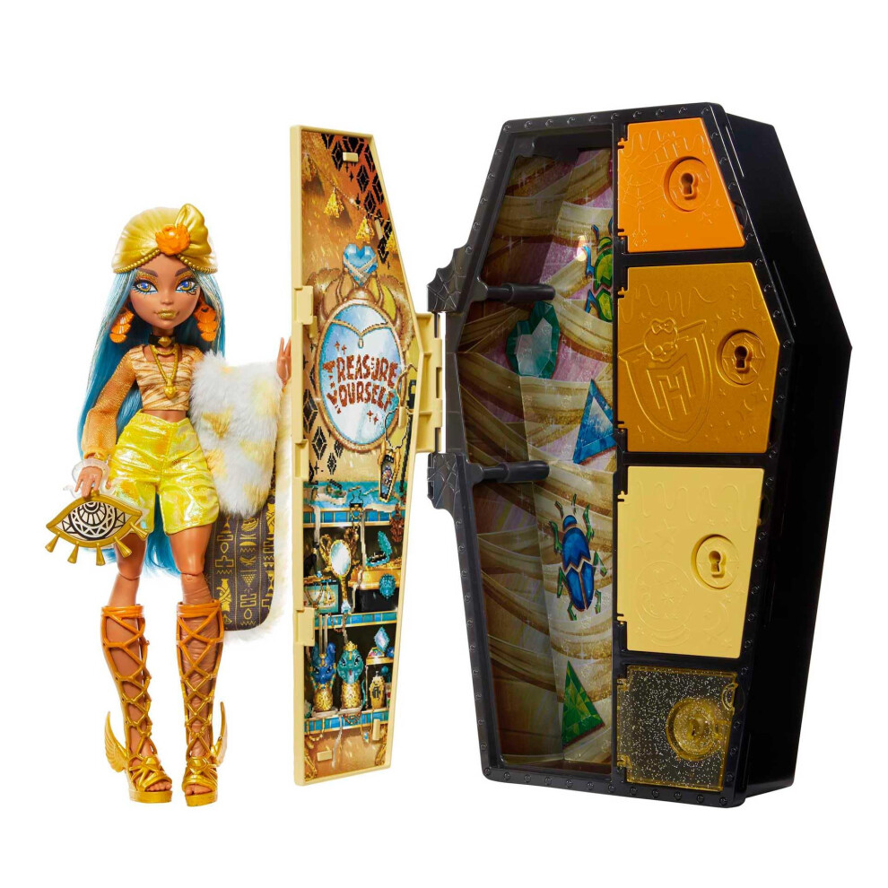 Monster High Doll and Fashion Set  Cleo De Nile  Skulltimate Secrets: