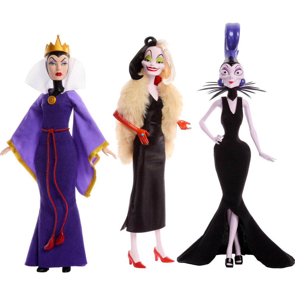Mattel Disney Princess Toys Villains Multipack With Evil Queen Cruel