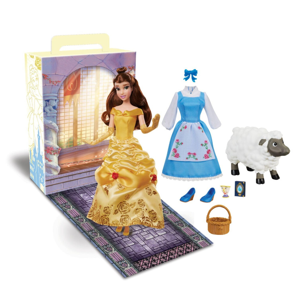 Disney Store Official Belle Story Doll  Beauty and The Beast  11 Inche