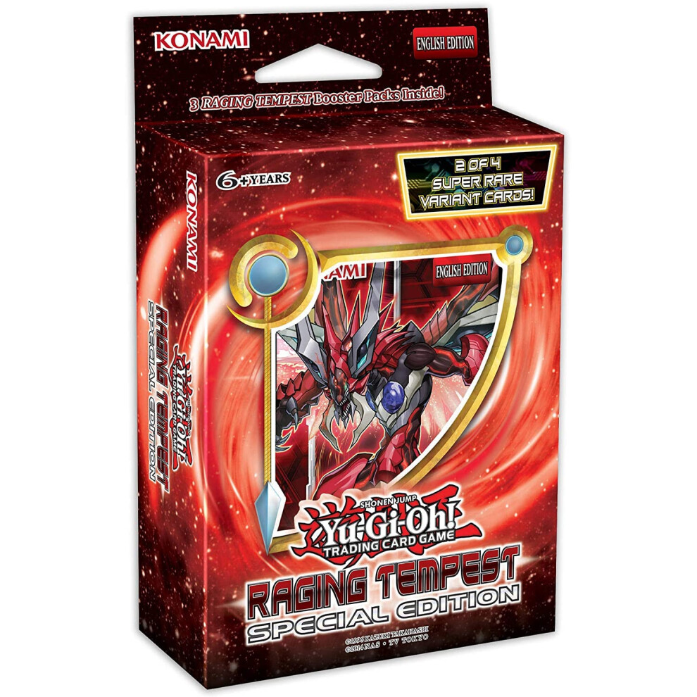 Yu-Gi-Oh Cards! Raging Tempest Special Edition Deck | 3 Booster Packs