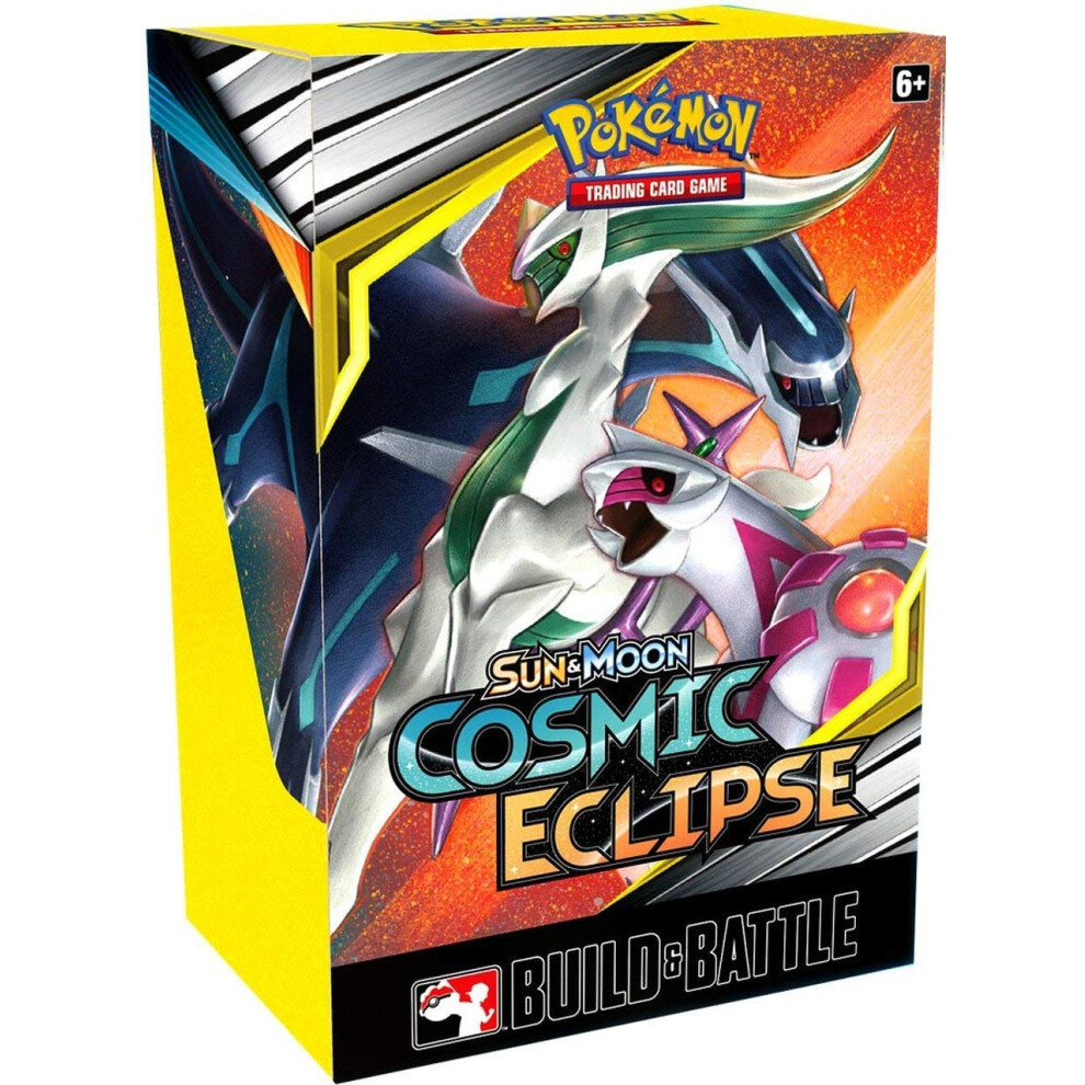 Pokemon TCG Card Game Sun and Moon Cosmic Eclipse Build and Battle Box