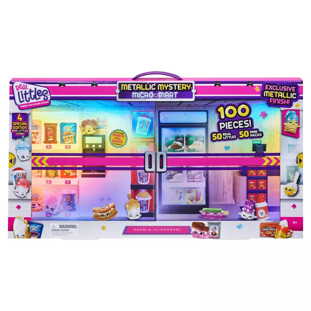 Shopkins Metallic Mystery Micro Mart  100 Pieces (50 and 50 Mini Packs