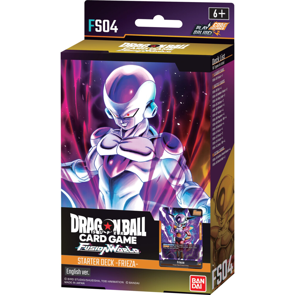 Bandai Dragon Ball Super Tcg: Fusion World Starter Deck: Frieza