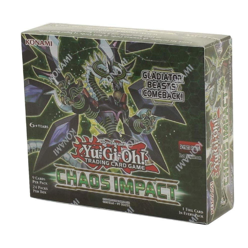 Yugioh Chaos Impact Booster Box 1st Edition TCG 24 Packs Factory Seale