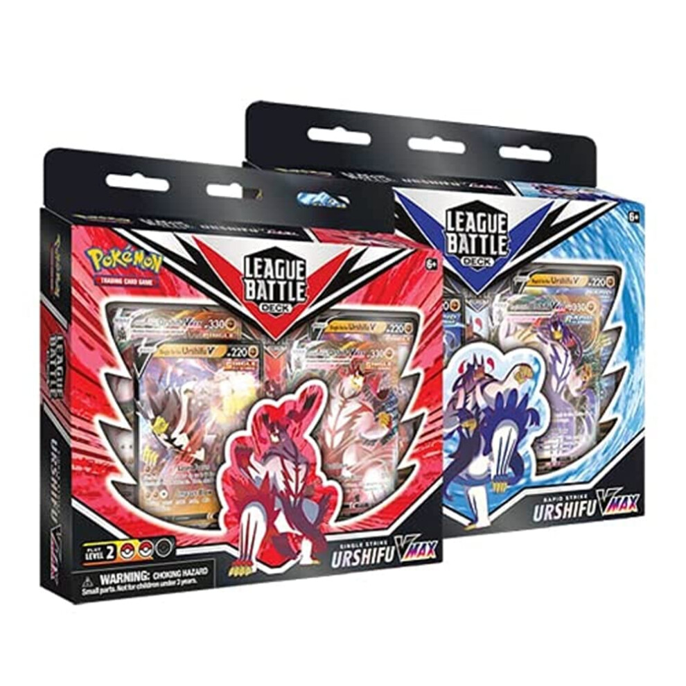 Pokémon Pok?Mon Tcg: Single Strike Or Rapid Strike Urshifu Vmax League Battle