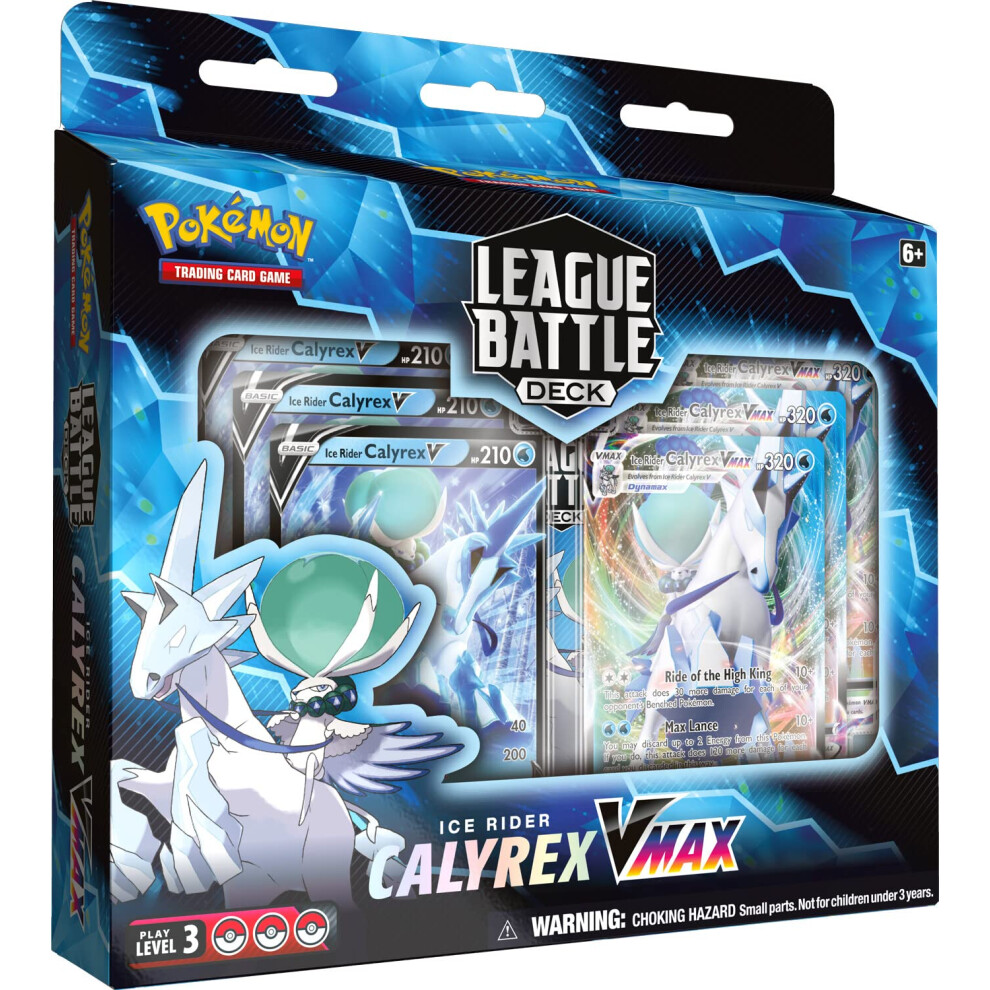 Pokemon Cards: Ice Rider Calyrex VMAX League Battle Deck