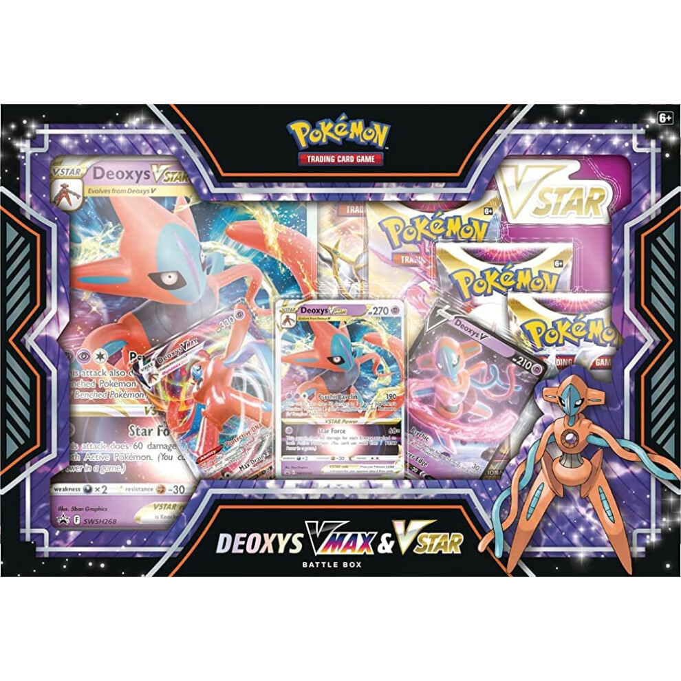 Pokemon TCG: Deoxys VMAX VSTAR Battle Box