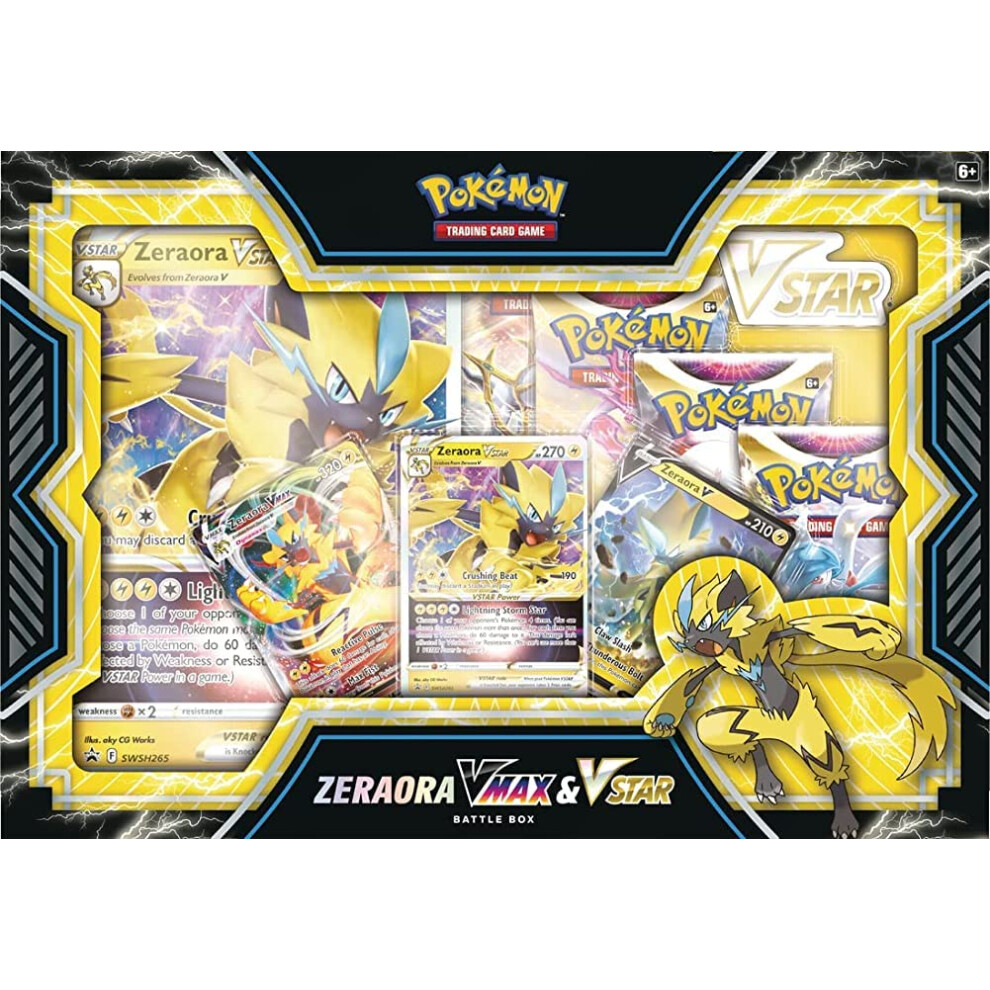 Pokemon TCG: Zeraora VMAX VSTAR Battle Box