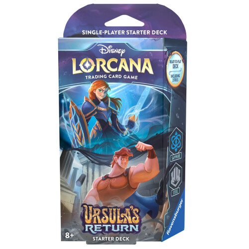 Ravensburger Ravensburger Disney Lorcana TCG: Ursula's Return Starter Deck - Sapphi 1