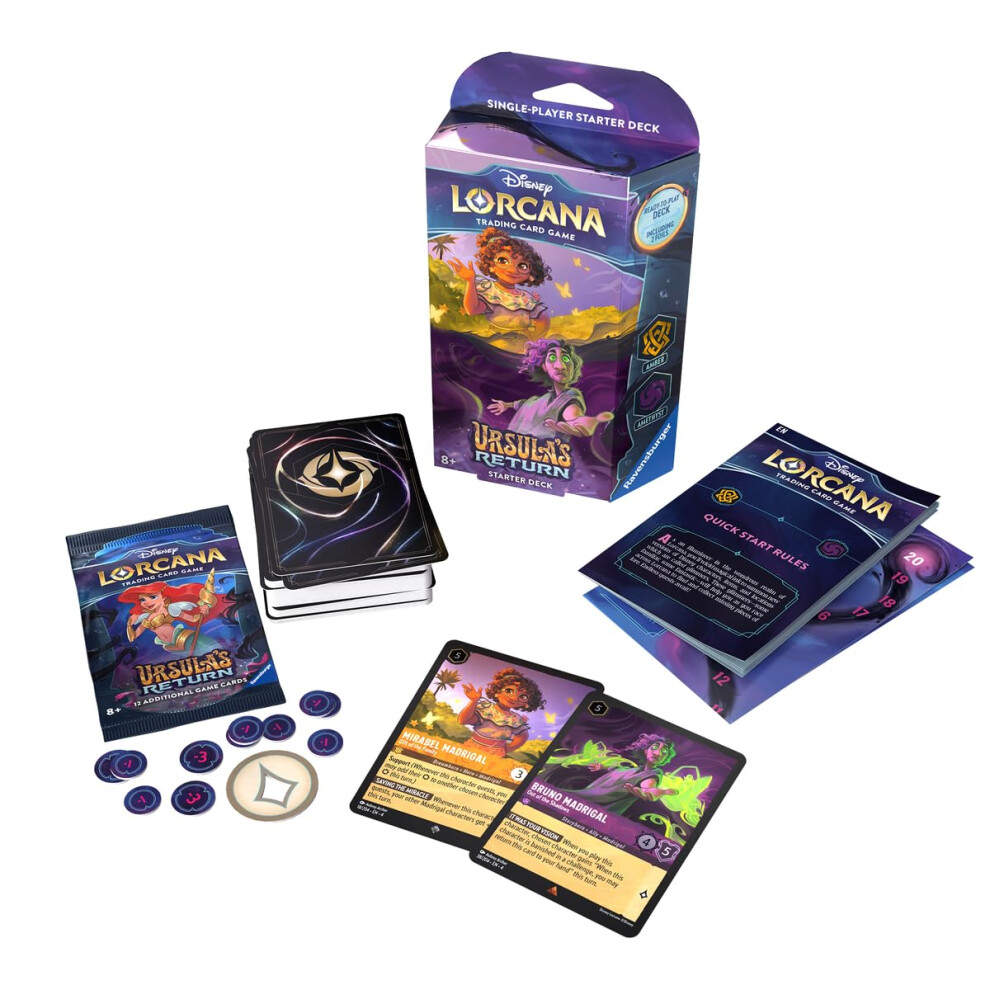 Ravensburger Disney Lorcana TCG: Ursula's Return Starter Deck - Amber