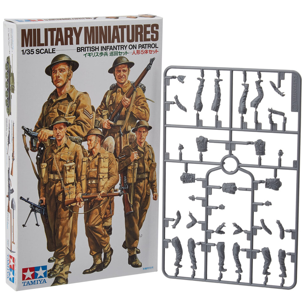 Tamiya 300035223 1:35 WWII British Infantry Patrol Group Pack  5 Soldi