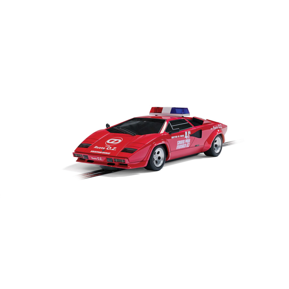 Scalextric Lamborghini Countach - 1983 Monaco GP Safety Car. Classic S