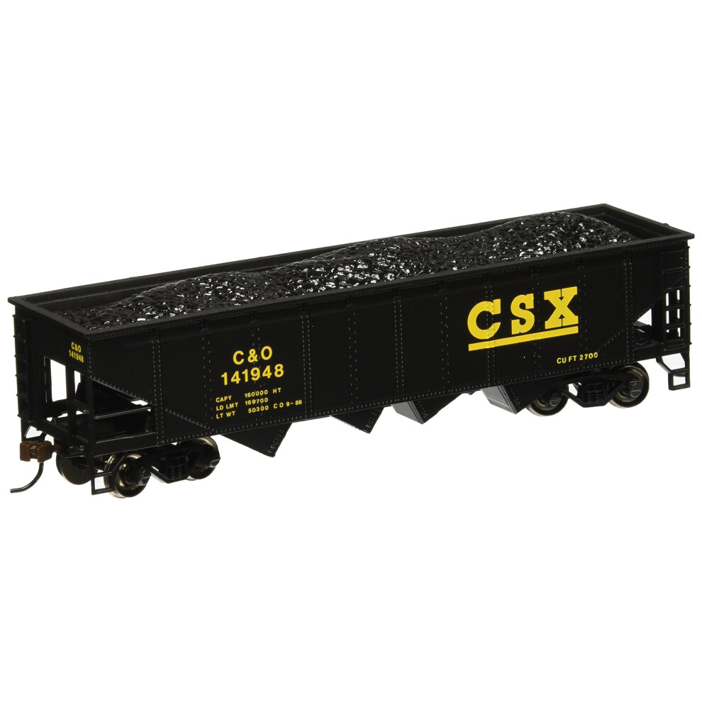 Bachmann Trains - 40' Quad Hopper Car - CSX - HO Scale  Grey  8